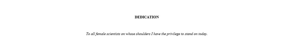 To all women who defy the odds every day: My Ph.D. dissertation is dedicated to you all. #InternationalWomensDay