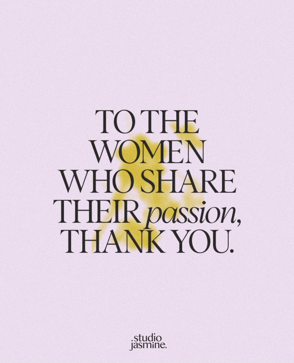 Thank you. #IWD