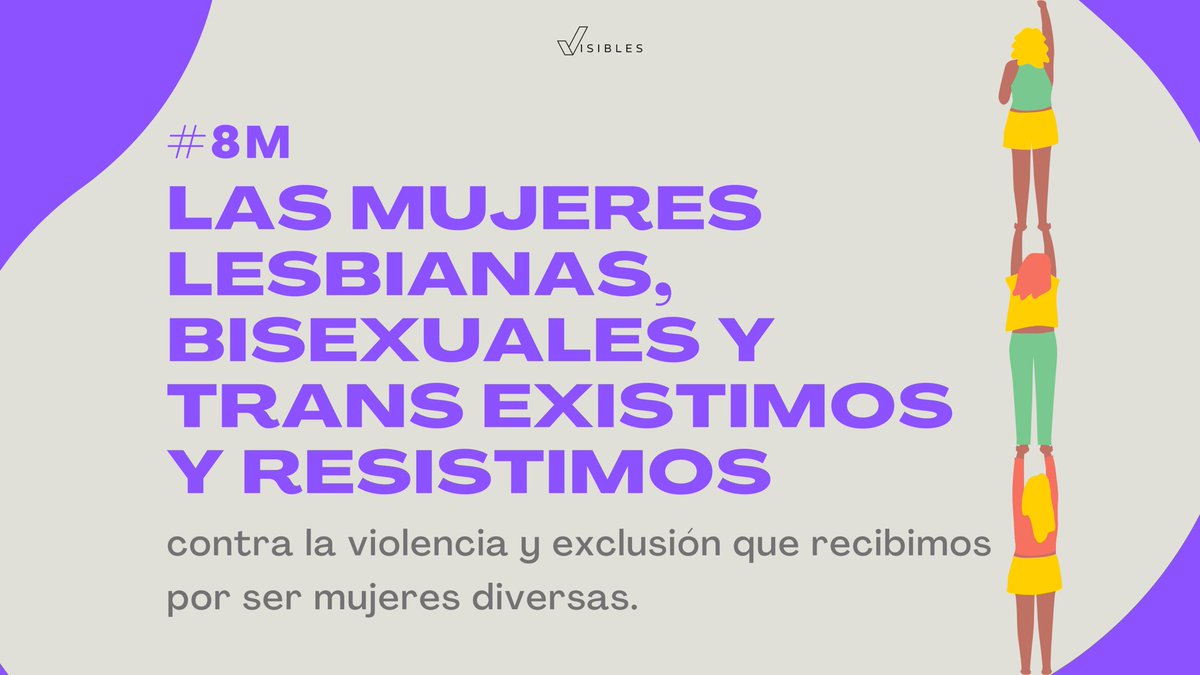 visibles_gt's tweet photo. Contra la violencia machista y la sociedad patriarcal las mujeres de la diversidad existimos y resistimos🔥Creamos espacios para ser libres y buscar igualdad de derechos #8M2021 https://t.co/CZA1GsnZLJ