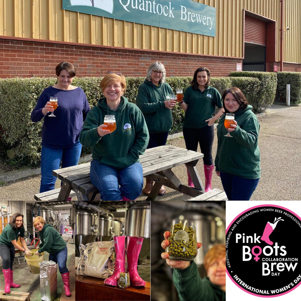 Quantock Brewery (@quantockbrewery) on Twitter photo Today at QB we have teamed up with <a href="/pinkbootsbeer/">Pink Boots Society</a> & <a href="/YakimaChief/">Yakima Chief Hops</a> to create a collaborative brew supporting the promotion of women in the brewing industry.
Raising a glass to all you sisters out there from Team QB ❤️🌳
#womeninbrewing #ChooseToChallenge2021 Today at QB we have teamed up with <a href="/pinkbootsbeer/">Pink Boots Society</a> & <a href="/YakimaChief/">Yakima Chief Hops</a> to create a collaborative brew supporting the promotion of women in the brewing industry.
Raising a glass to all you sisters out there from Team QB ❤️🌳
#womeninbrewing #ChooseToChallenge2021