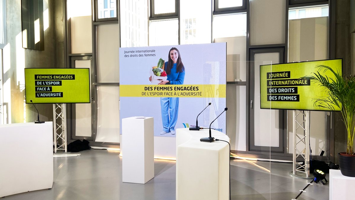 À l'occasion de la journée internationale des droits des femmes, le Conseil Régional des Pays de Loire propose une émission spéciale mettant en lumière les témoignages de femmes qui ont su sont se mobiliser et se révéler face à la crise sanitaire 📢 🎥