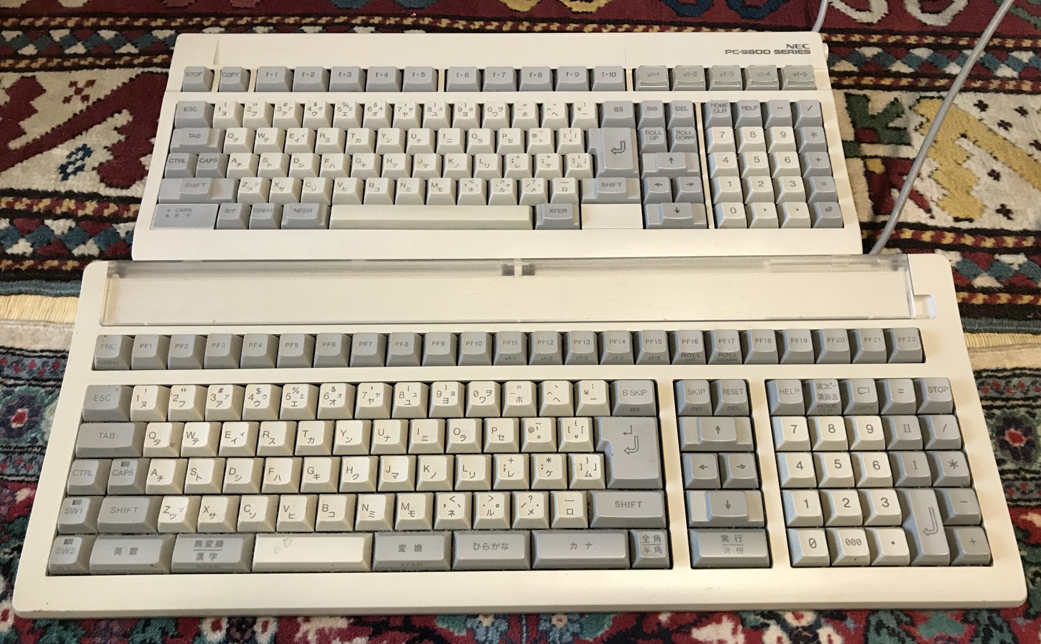 NEC純正PC-PTOSキーボード取扱いの手引き（PC-9801-114