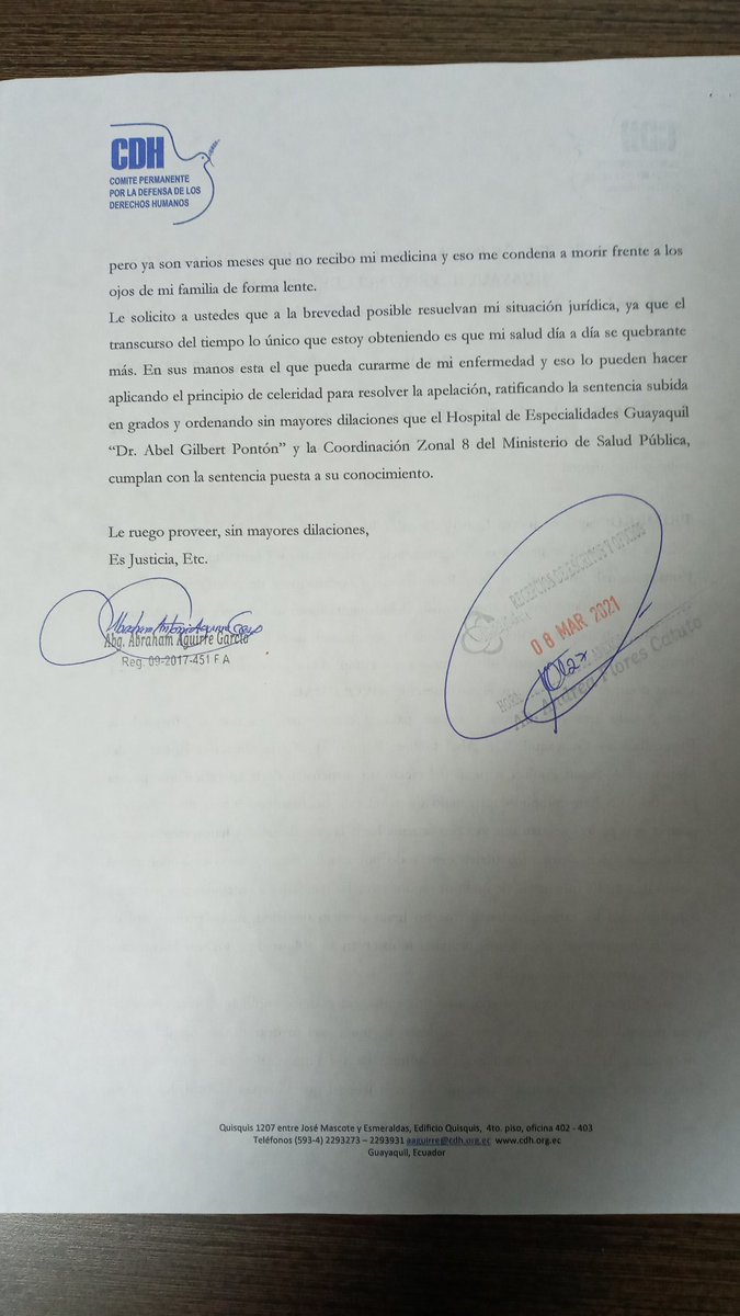 AAguirre2020's tweet photo. 8 de marzo, día internacional de la mujer, para Martha Guagua es un día de padecimiento, el cáncer que sufre merma sus sueños y su vida, hasta cuando @Salud_Ec proceso judicial 09901-2020-00080 sigue estancado @CJGuayas @PresidentaCJ @RobertFriendM @DianaIMaldonado @DEFENSORIAEC https://t.co/SIm193UVZ7
