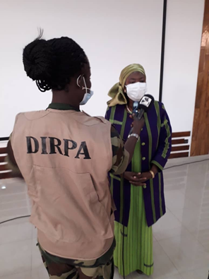 Iba9bob's tweet photo. La contribution de partenaires comme @FASNGO  à l’intégration du #genre dans les Forces armées expliquée à la #DIRPA par @CoumbaFallVenn lors de la 
#InternationalWomensDay @AUBinetaDiop https://t.co/Gmv97xVv6o