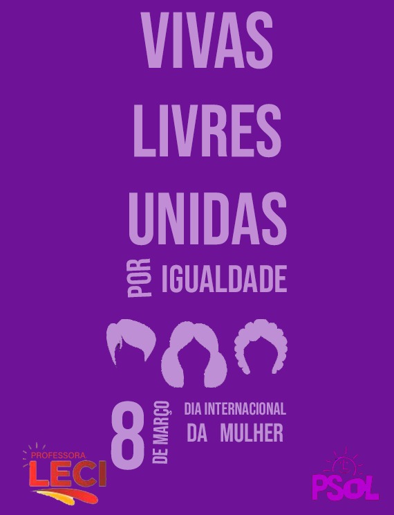 ProfessoraLeci's tweet photo. Nesse dia Internacional da Mulher, marcado por uma pandemia, na qual nos mulheres somos as principais vítimas com o crescimento da violência doméstica, que apontam números alarmantes, é necessário dizer que NÓS NOS IMPORTAMOS!
#8M2021 
#diadamulher 
#DiaDasMulheres https://t.co/tcaS2Hwhgb