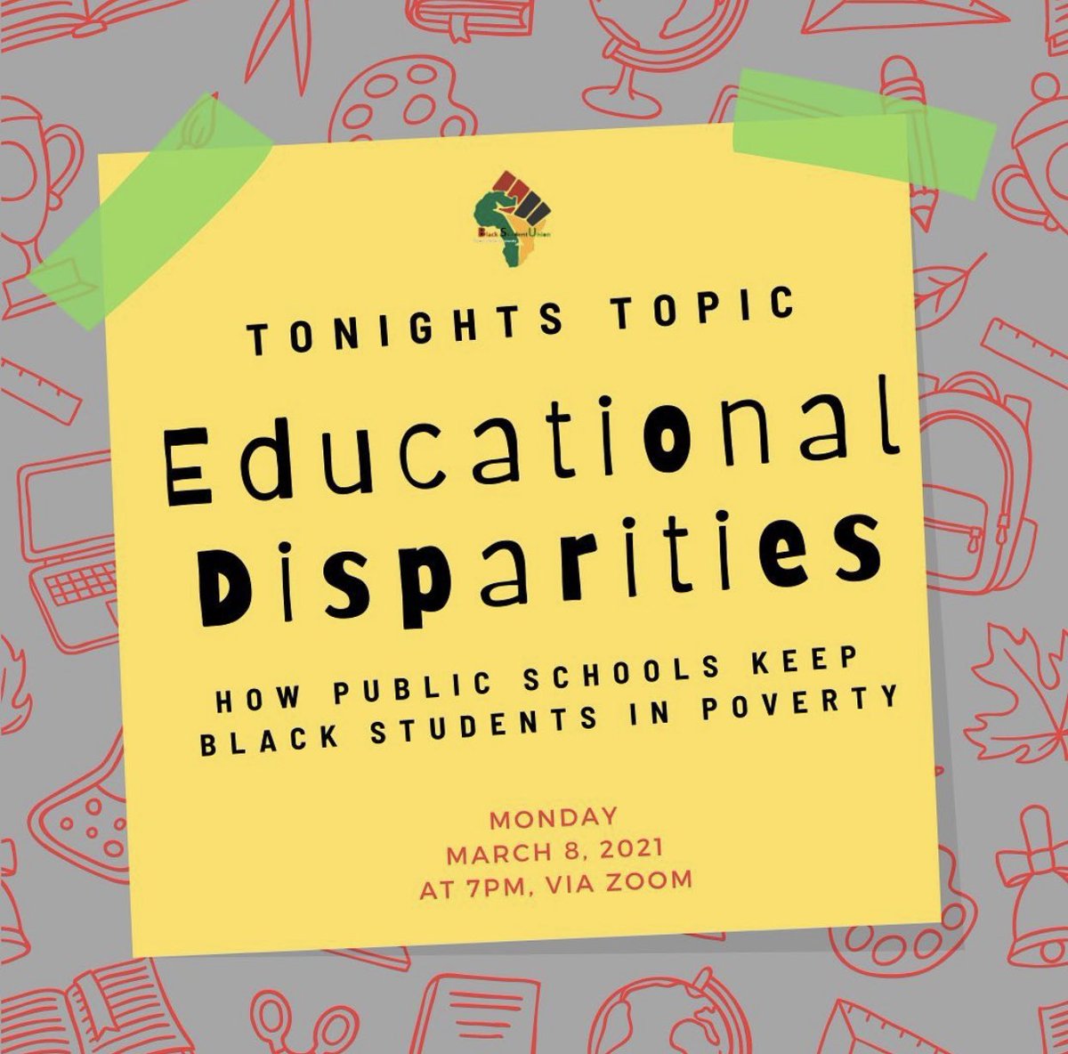 Tap in tonight at 7. We're going to take an in-depth look into some of the educational disparities that have consistently deprived Black students of the resources, knowledge, etc. needed to succeed while also providing solutions moving forward.