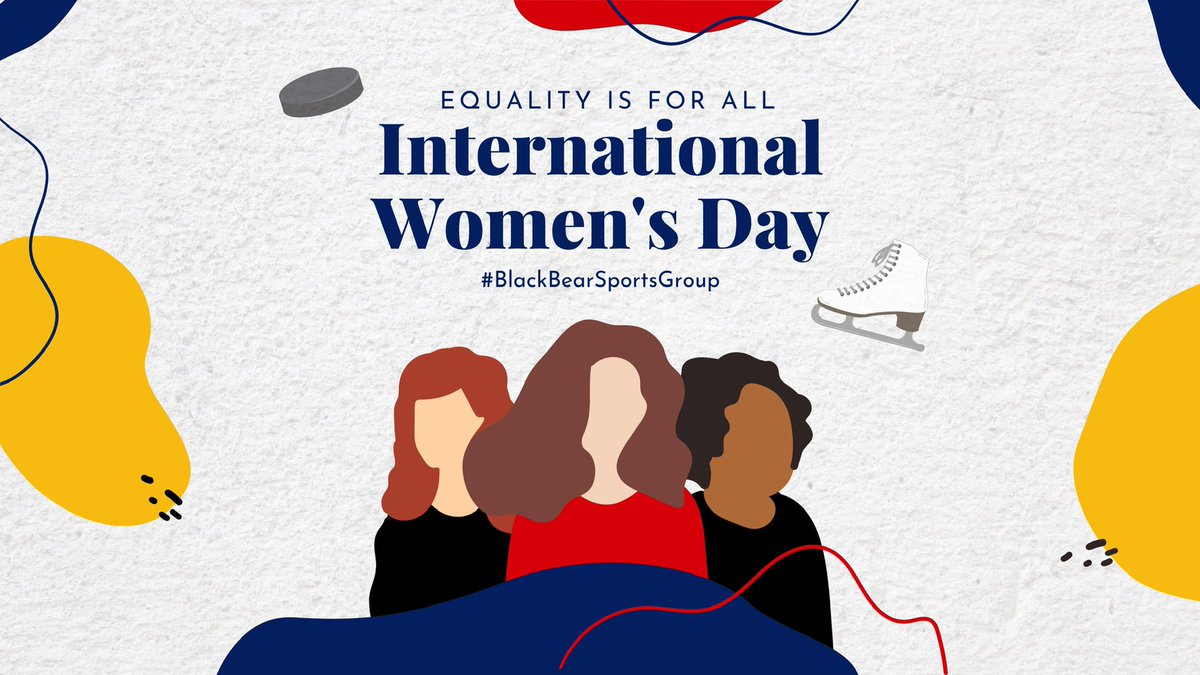 Happy #internationalwomensday to every woman around the world, but especially to all the amazing women who are part of the Black Bear Family! 🐻🏒⛸ #blackbearsportsgroup #bbsg #WomensDay
