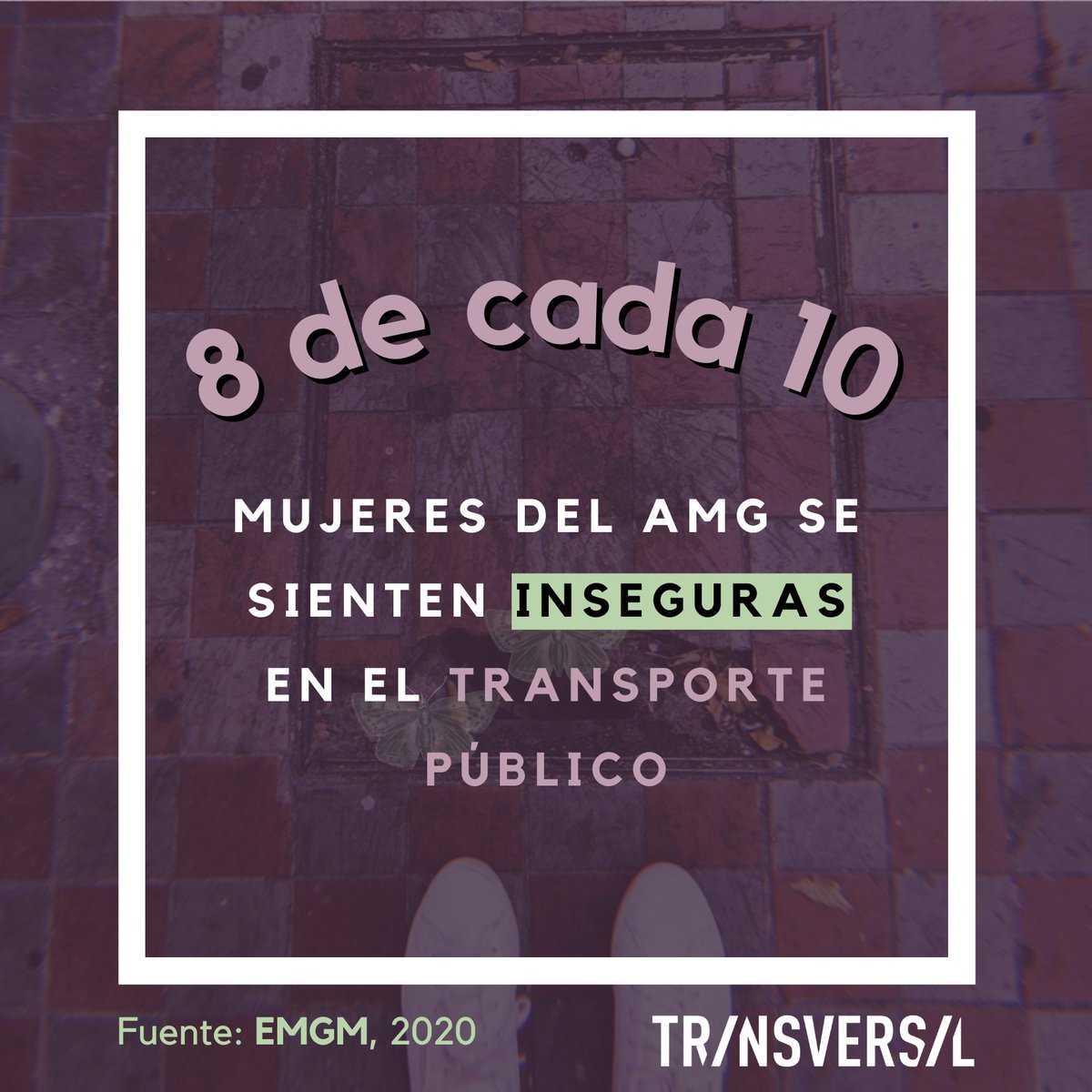 transversal_t's tweet photo. ¿Cuál es la violencia más experimentada por las mujeres en el AMG?
66% de las encuestadas en la #EMGM se han visto afectada por alguna expresión de violencia comunitaria. 79% de ellas se han sentido inseguras en transporte público o privado.
https://t.co/FsRmH8ldEt
#NiUnaMenos https://t.co/10fjDm6yF5