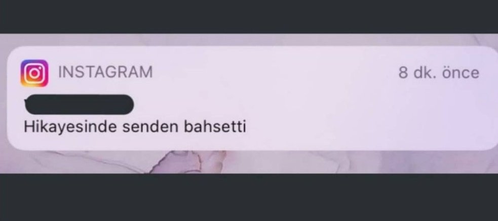 Hayranım şu bildirime...