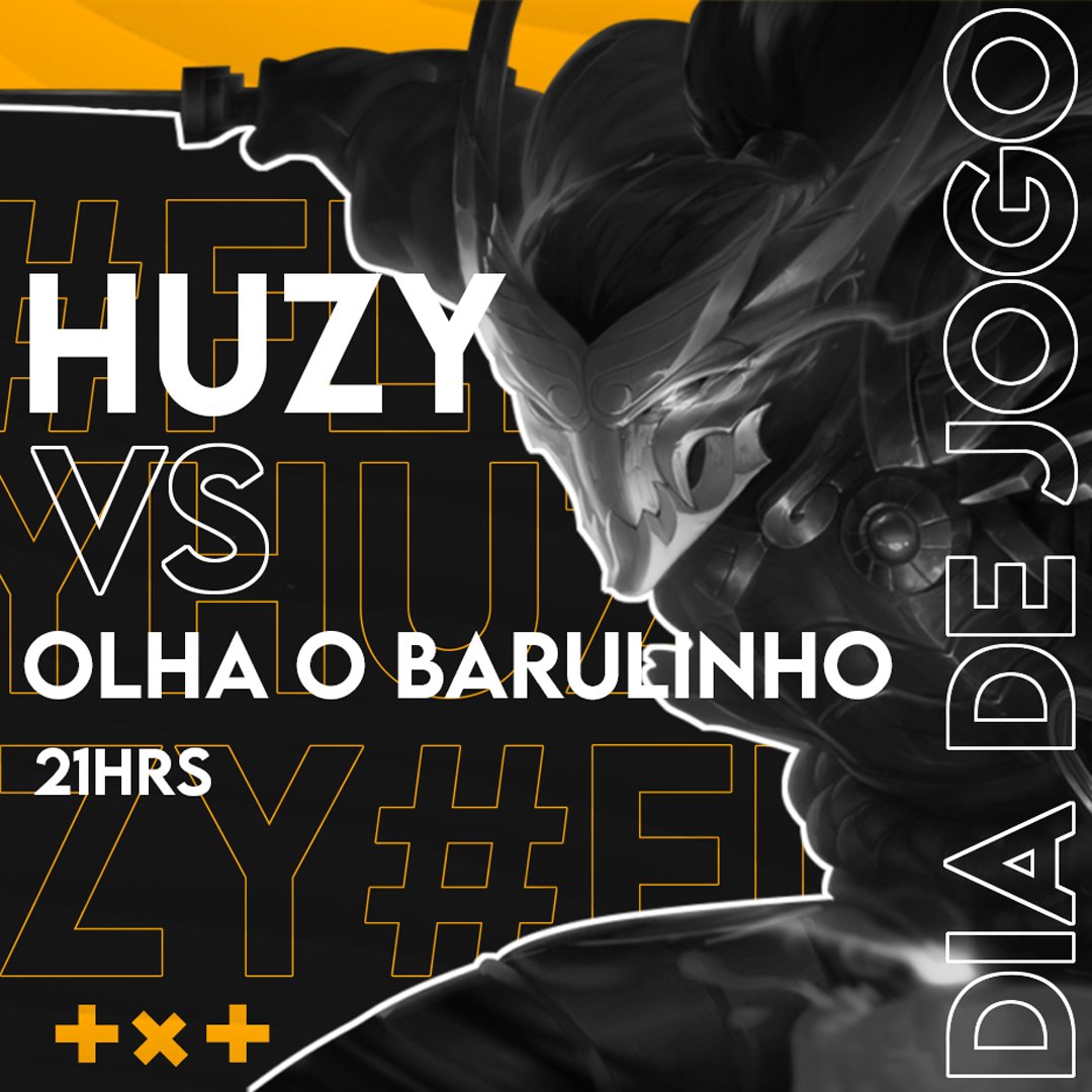 HuZy_Gaming's tweet photo. [LOL] E vamos para mais um dia de jogo! 🔥

Enfrentaremos a OLHA O BARULINHO pelas oitavas de finais da #LBLOL e vamos em busca da vitória.

⏰: 21h00
🎥: https://t.co/6rzSKwn7cj

#FlyHuZy🦅 https://t.co/P6jJkdM6SA