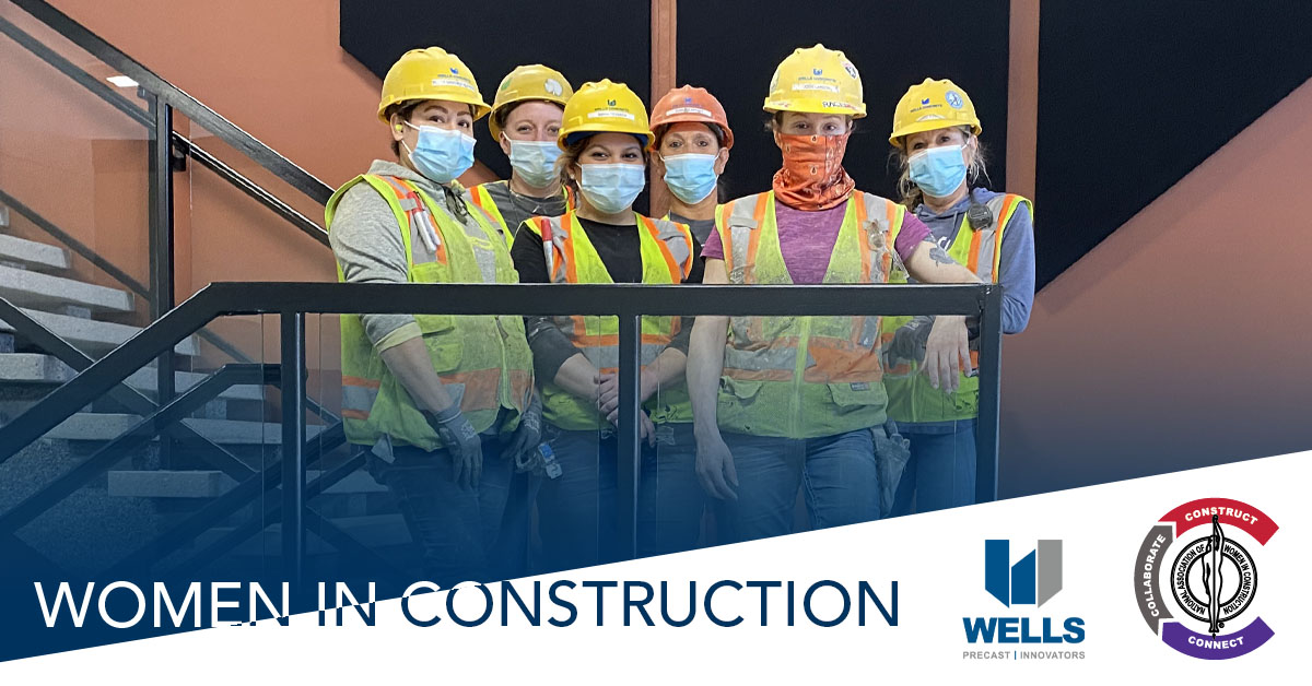 WellsConcrete's tweet photo. Kicking off #WomenInConstruction2021 with our women in Albany, MN. Reyna, Jamie, Maria, Donna, Josie, and Debbie share how they chose careers in construction - click here to listen to their stories: https://t.co/w2tI4DyKkw #wicweek2021 #nawicwicweek2021 #LifeAtWells https://t.co/AMN1tl1qfI
