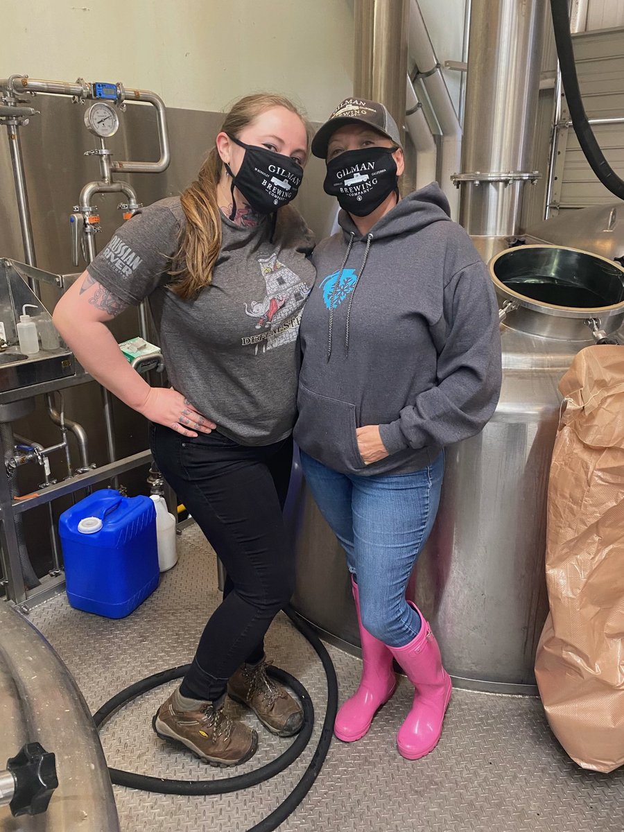 Gilman Brewing (@gilman_brewing) on Twitter photo Andrea and Natalie are brewing a dry hopped Kolsch with the <a href="/pinkbootsbeer/">Pink Boots Society</a> hop blend from <a href="/YakimaChief/">Yakima Chief Hops</a>. Proceeds from this beer will support education through scholarships for the <a href="/pinkbootsbeer/">Pink Boots Society</a> members. #pinkbootsbrew #pinkbootsblend #pinkbootssociety #womeninbeer #GilmanBrewing Andrea and Natalie are brewing a dry hopped Kolsch with the <a href="/pinkbootsbeer/">Pink Boots Society</a> hop blend from <a href="/YakimaChief/">Yakima Chief Hops</a>. Proceeds from this beer will support education through scholarships for the <a href="/pinkbootsbeer/">Pink Boots Society</a> members. #pinkbootsbrew #pinkbootsblend #pinkbootssociety #womeninbeer #GilmanBrewing