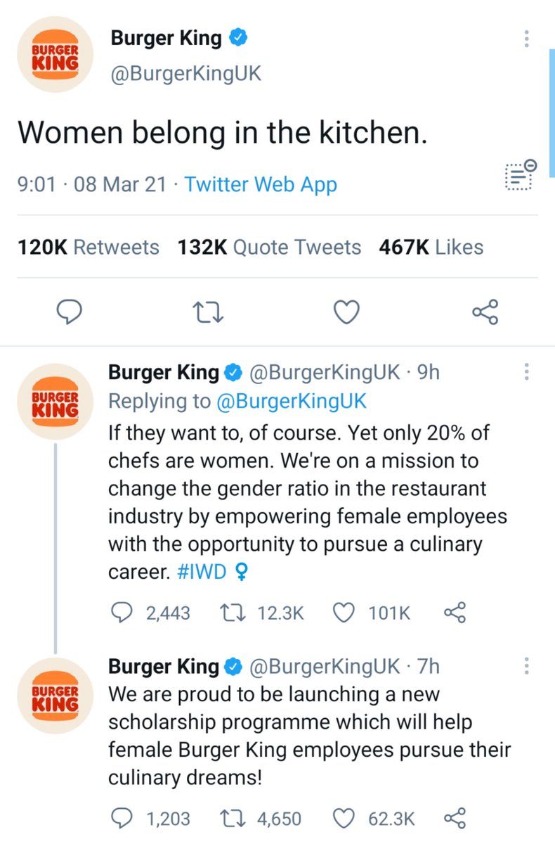 Burger King Tweet Burger King Tweet