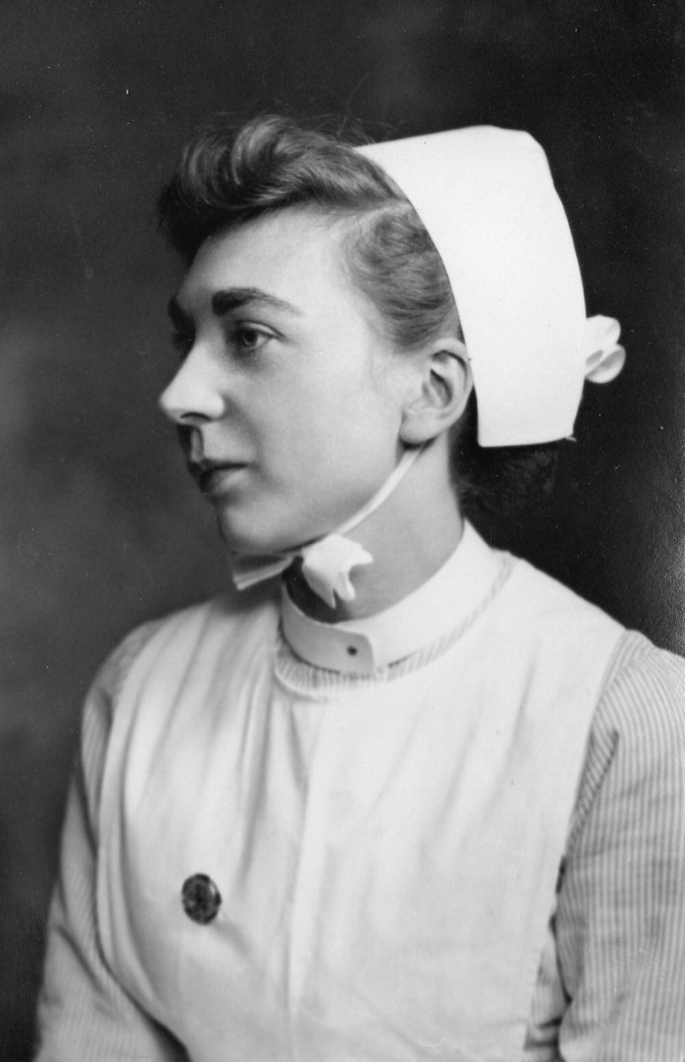 This photo is my Great-Aunt who trained during WW2 and joined the QAIMNS to serve during the war in Burma, her stories were my inspiration to want to nurse. To all my female NHS friends who are my daily inspiration I celebrate and thank you today 💙#internationalwomensday2021