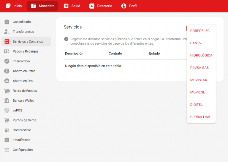 El sistema <a href="/CarnetDLaPatria/">Carnet de la patria</a> invita a todos los jefes y jefas de Hogares de la Patria a registrar los contratos de servicios básicos de su vivienda, particularmente: electricidad, agua y telefonía fija. facebook.com/CarnetDLaPatri…

#CuarentenaRadicalReforzada Carnet de la patria