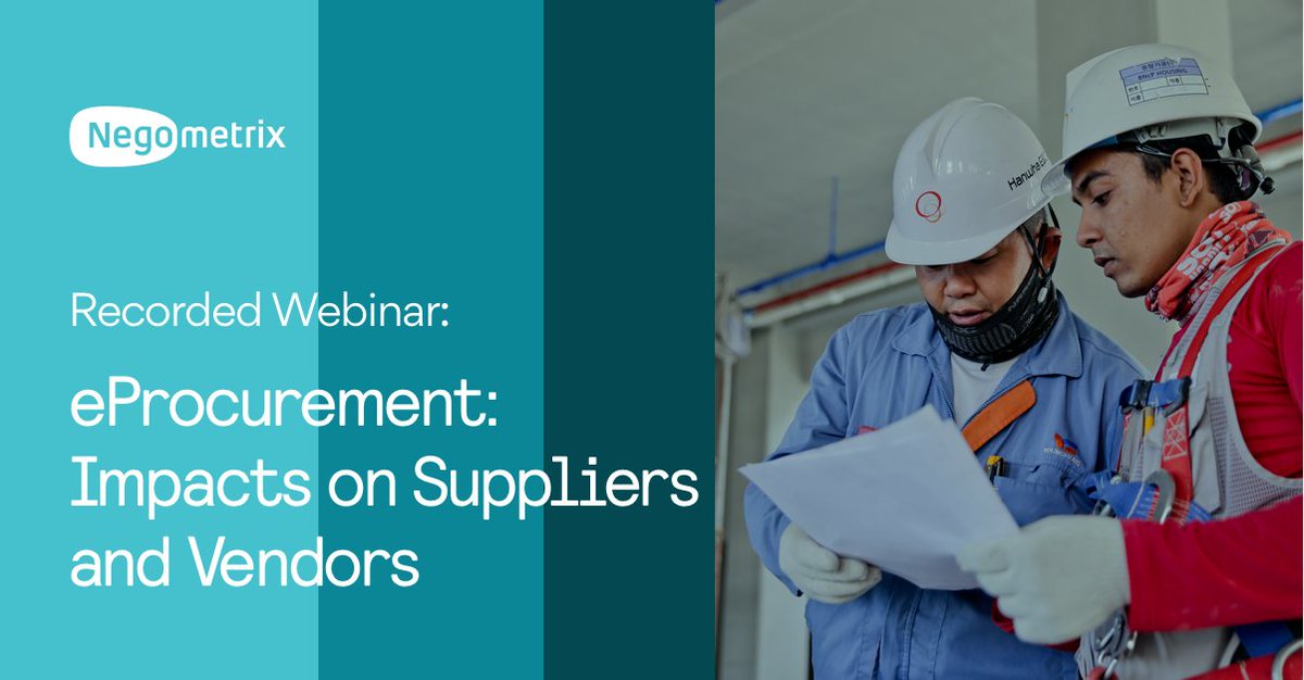Mercell_US's tweet image. New technologies are changing the ways that suppliers and vendors engage with #PublicProcurement agencies. In this On-Demand Webinar, Darin Matthews connects with a panel of suppliers who share their experiences:
bit.ly/3kTg8SC