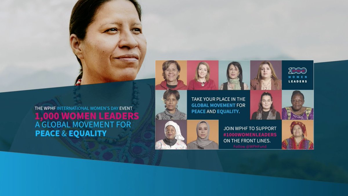 wphfund's tweet photo. 🔴 WE ARE LIVE! 🔴

Join the launch event of the new campaign to support #1000WomenLeaders NOW!

Link to join📺:  https://t.co/zkeVH0RE8V 

#1000WomenLeaders | #SheLeads https://t.co/gEZH5AieOH