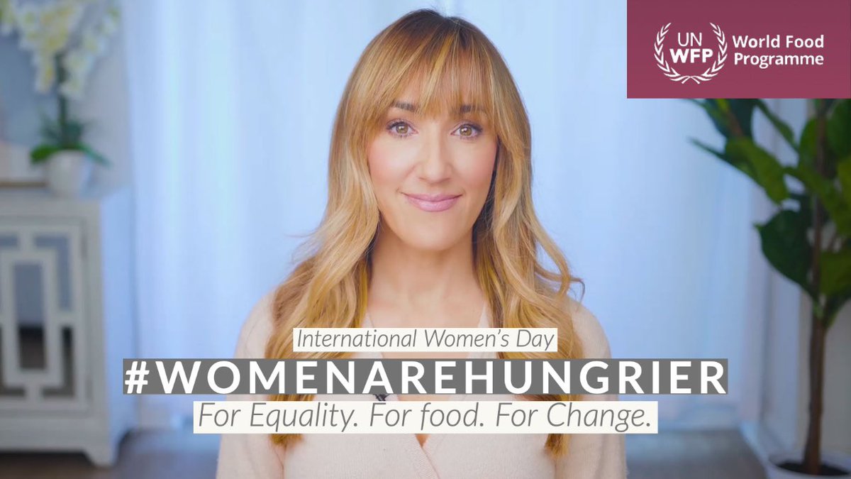 #womenarehungrier Let’s all stand with <a href="/WFP/">World Food Programme</a> and support women who are hungrier for change, equality and food. Watch the video &amp; support The World Food Programme on #internationalwomensday2021 and every day! 

m.youtube.com/watch?v=mgPrjj…
