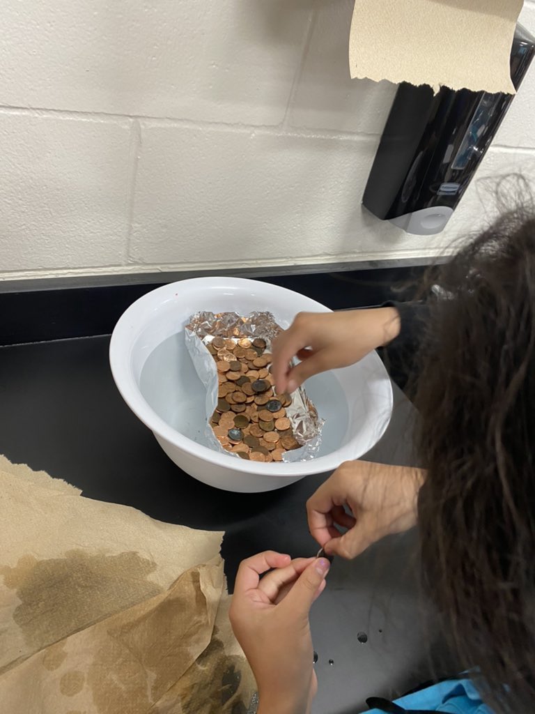 Ms_Pezza's tweet photo. Period 7 with the record so far😱 213 pennies @GGM_SOARS https://t.co/FvpvNVEYMs