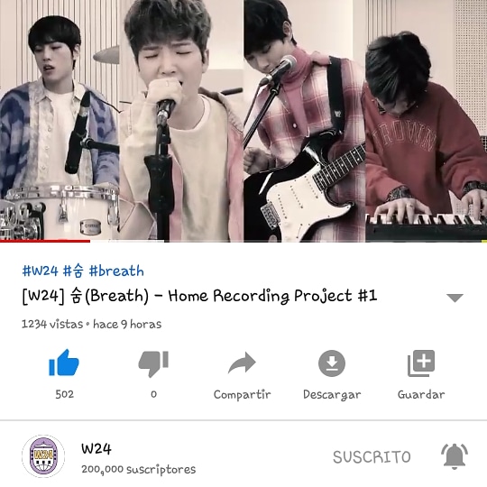 W24Honduras's tweet photo. #W24 #HomeRecordingProject #1. #숨(#Breath) Studio Live Clip이 공개되었습다

https://t.co/JFXeSpN9qX
⠀
@Band_W24hours https://t.co/7rzqp3hwu4