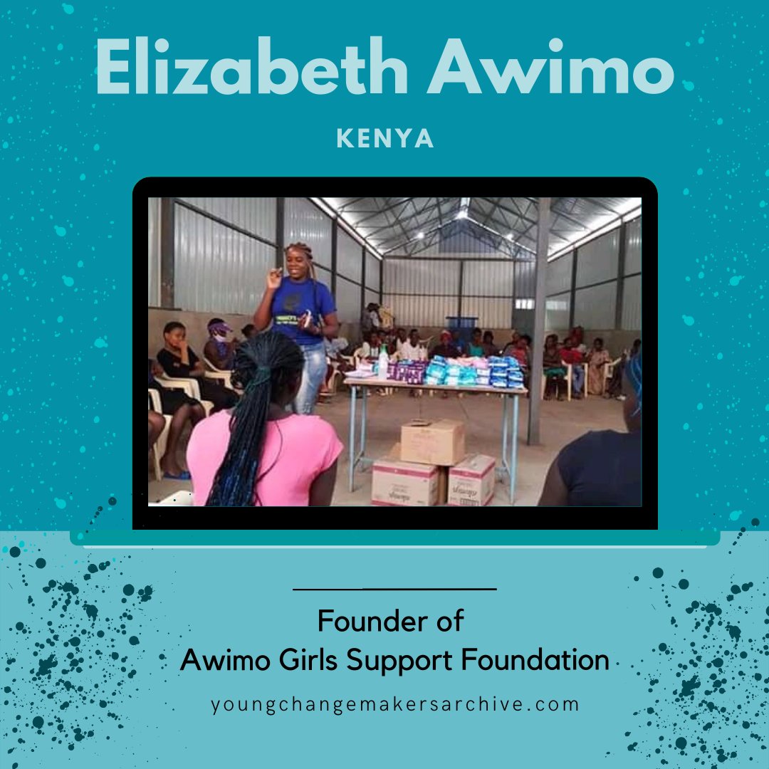 thehumanpro's tweet photo. #THPChangemaker: Elizabeth Awimo is a 23-year-old change-maker from Kenya. She is founder of Awimo Girls Support Foundation. She is passionate about sexual reproductive health, menstrual hygiene, body positivity, &amp; female rights. https://t.co/KBALUqtFFI
💛💛 https://t.co/KI5A5hlLHE