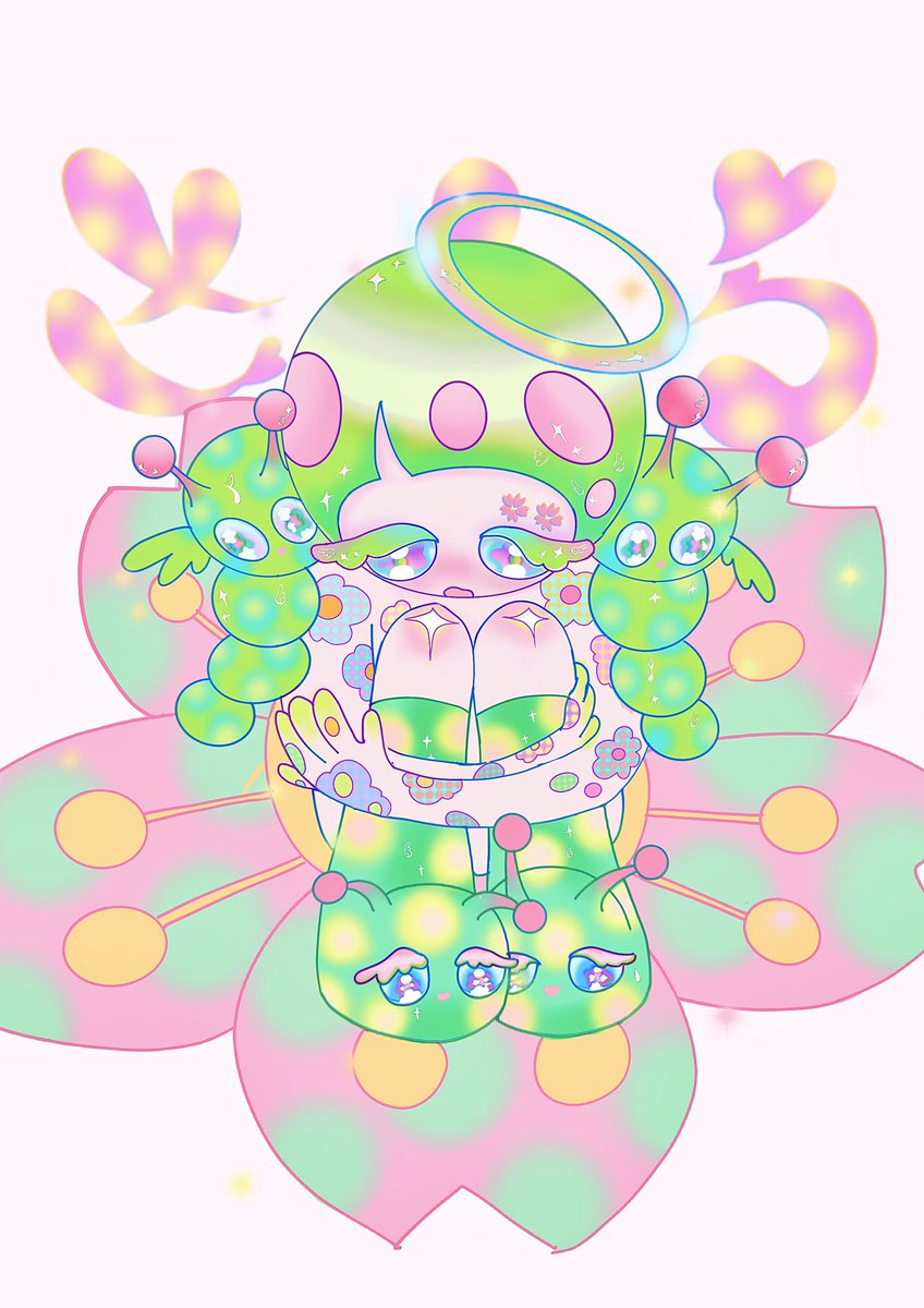 Stinkypigbae 桜の季節だ 桜 イラスト イラストレーターさんと繋がりたい イラストレーター 絵師さんと繋がりたい 絵本 オリジナルイラスト アート 不思議 Procreate