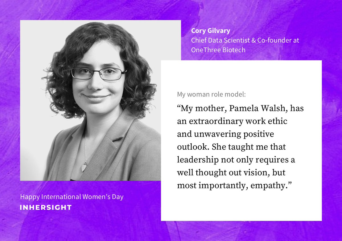 It's the unwavering positivity for us. <a href="/OneThreeBiotech/">OneThree Biotech</a> #InternationalWomenDay #IWD2021 #genderequality #march8th inhersight.com/company/onethr…