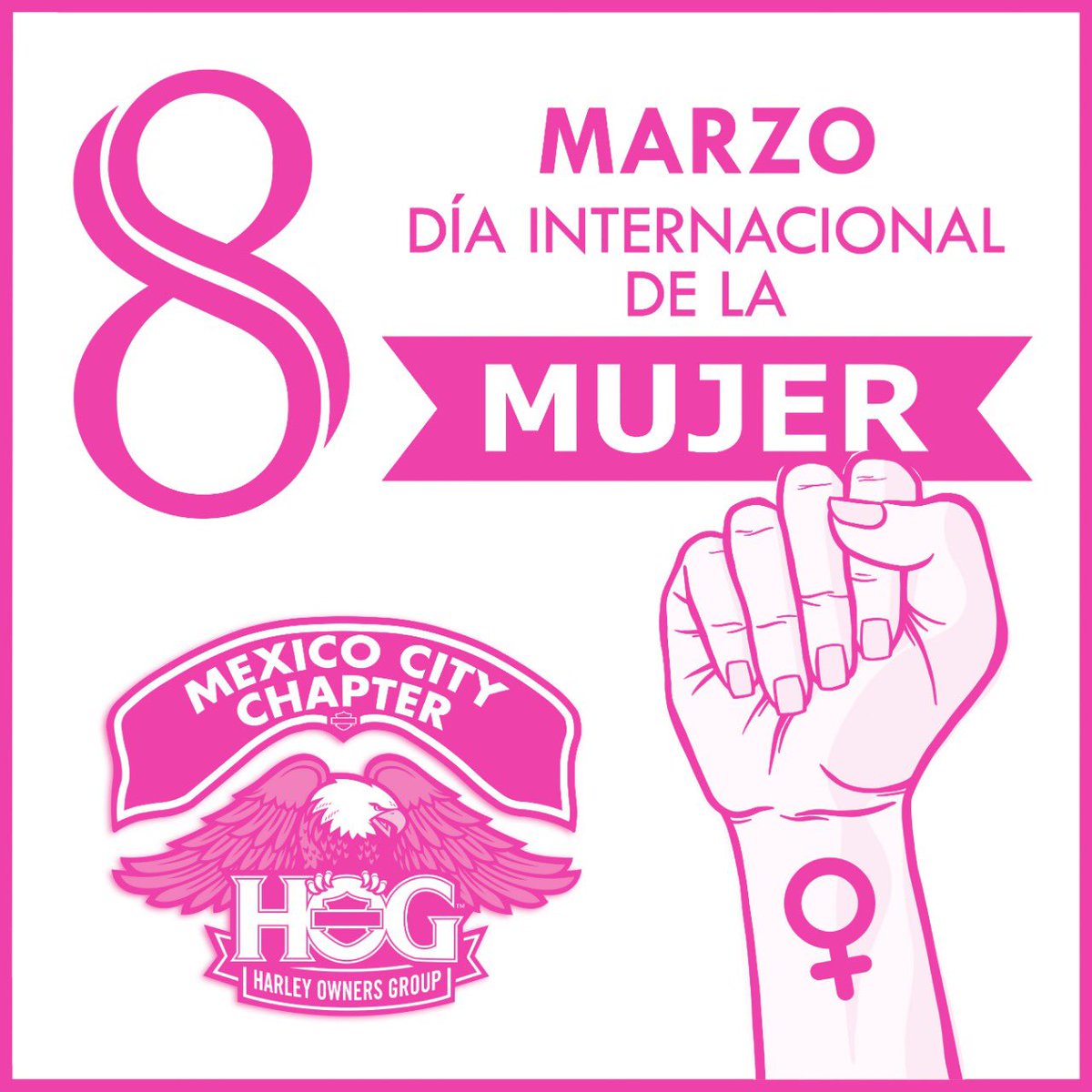 HOG_M_X's tweet photo. #DiaInternacionalDeLaMujer Por la igualdad de género, por que el motociclismo no es solo para hombres, nos sentimos orgullosos de todas y cada una de nuestras LOH, a ustedes todo nuestro apoyo y reconocimiento en su lucha.

Mesa directiva 2020 - 2021 https://t.co/aWIziO4NxD