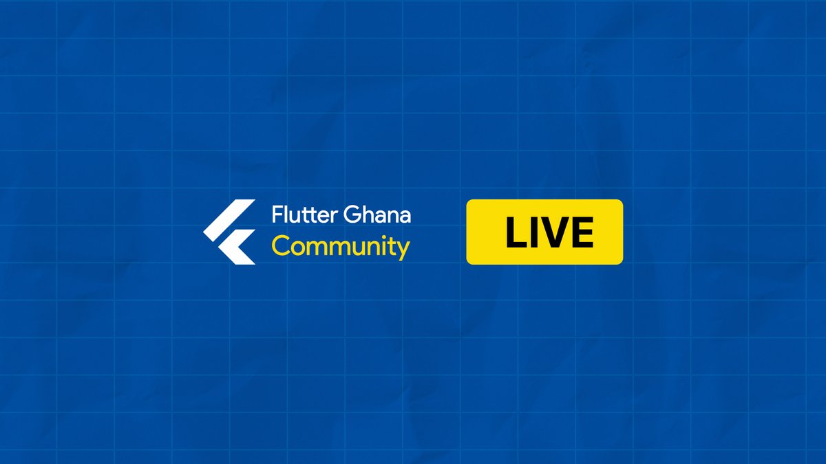 Flutter_Ghana's tweet image. Our #FlutterEngage Extended event has started 🚀

Emails have been sent to registered attendees.