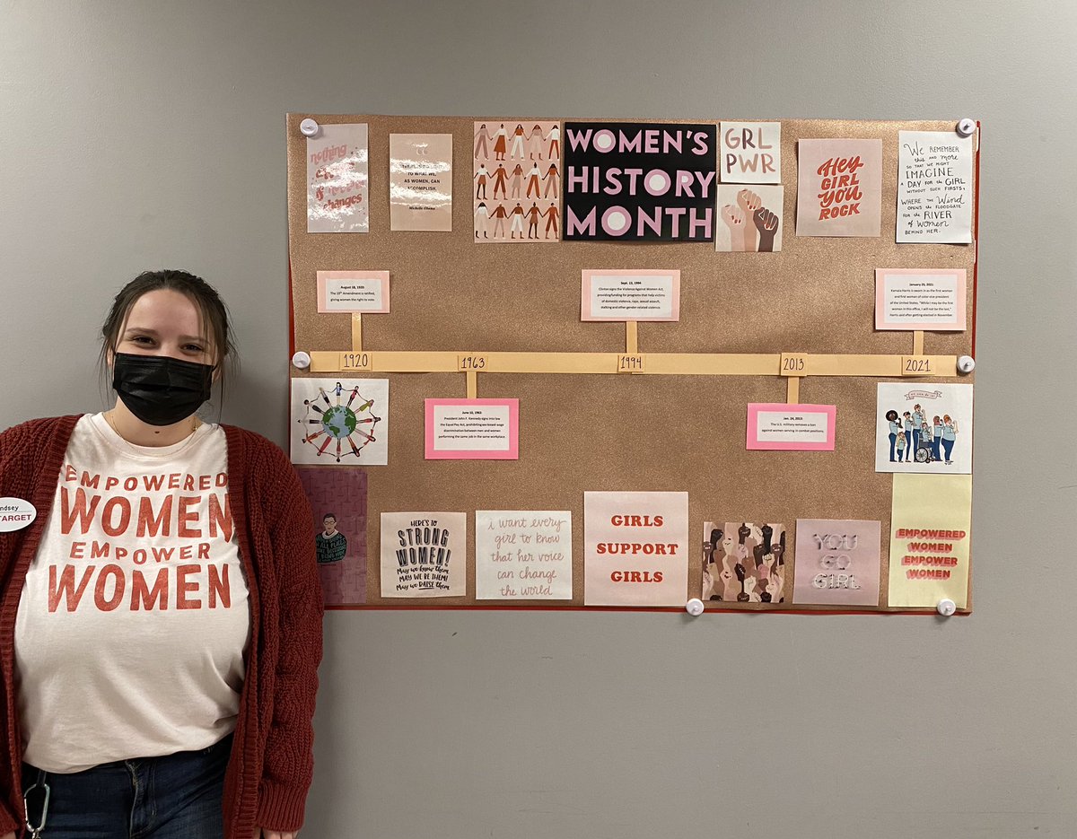 “There is no limit to what we, as women, can accomplish,” Celebrating all incredible women for #internationalwomensday2021  at 879! #WeAreTarget #worksomewhereyoulove <a href="/DunnGeekedOut/">Lauren Dunn</a> <a href="/brinkmansounds/">J.R. Brinkman</a> <a href="/CarieBusboom/">Carie Busboom</a>