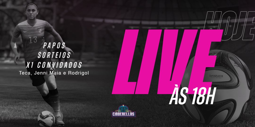 cinderellasgg's tweet photo. Você não podem perder a Live de hoje! 🎊
Às 18h (Link na Bio)  
Teremos convidados mega especiais para compor esse time profissa!  

#FIFAMonday #DiaDaMulher #MulherGamer #FIFA21 #EASports #GoCDS https://t.co/bU576dnNa7