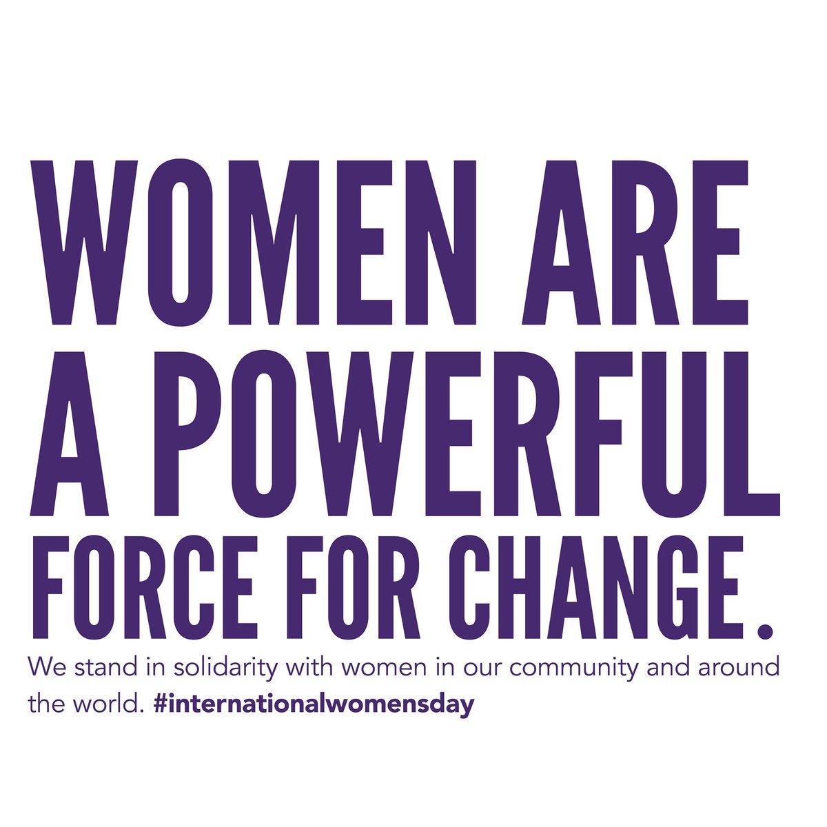 We're ALL for women, today and every day. 
#InternationalWomensDay2021 #IWD2021