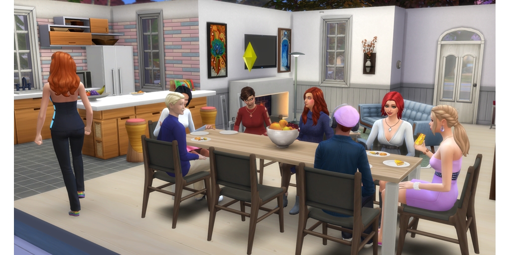 SenileSimmer's tweet image. Valerie&apos;s New House - Harvestfest Party #ParallelLives #TheSims4