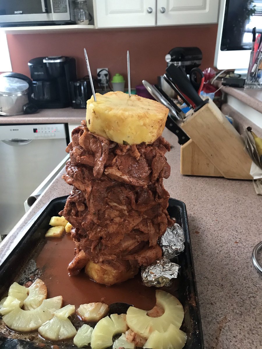 rickfoon's tweet image. Did Tacos Al Pastor over the weekend and damn was it delicious