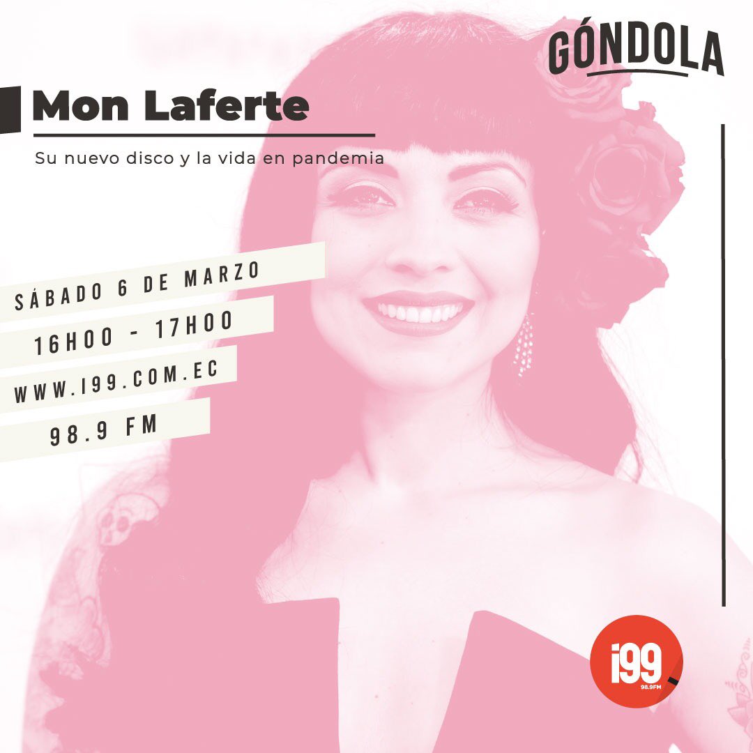 ¡Ya estamos charlando con <a href="/monlaferte/">Mon Laferte</a> por 98.9 FM!