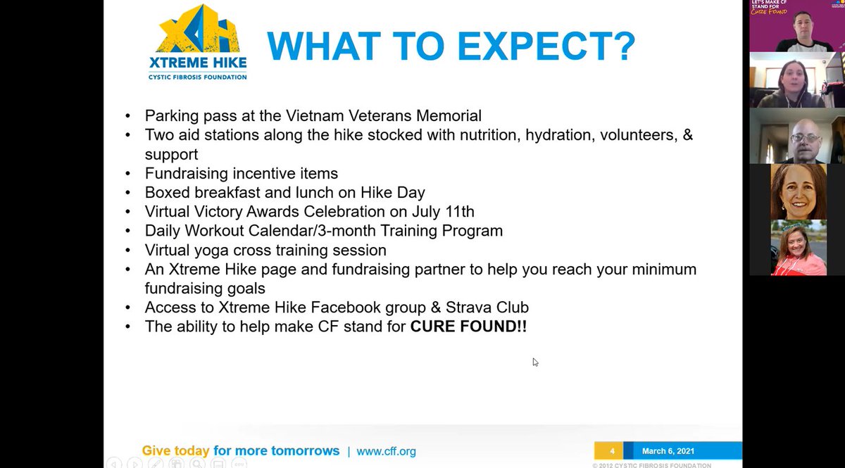CFF_Oregon's tweet photo. Thank you to everyone who attended one of our three Xtreme Hike Info Sessions. Our last one was held this morning. If you are interested in viewing a recording, please contact us! oregon@cff.org https://t.co/QG0n0REmBy
