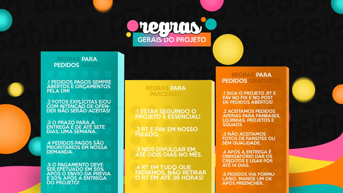SATURN DESIGN • PEDIDOS FECHADOS! tweet media