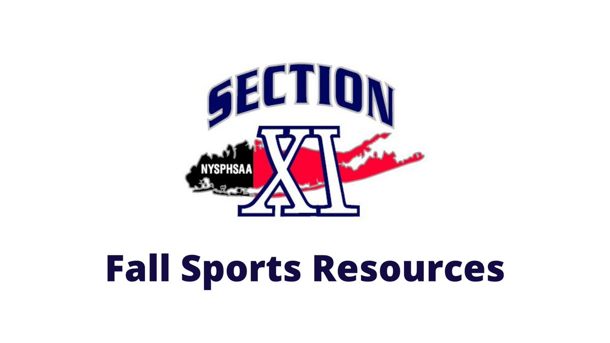 Section XI helpful fall sports resources:
-schedules
-spectator info
-live stream links
-standings 

Click here for more: bit.ly/30iMIUP
