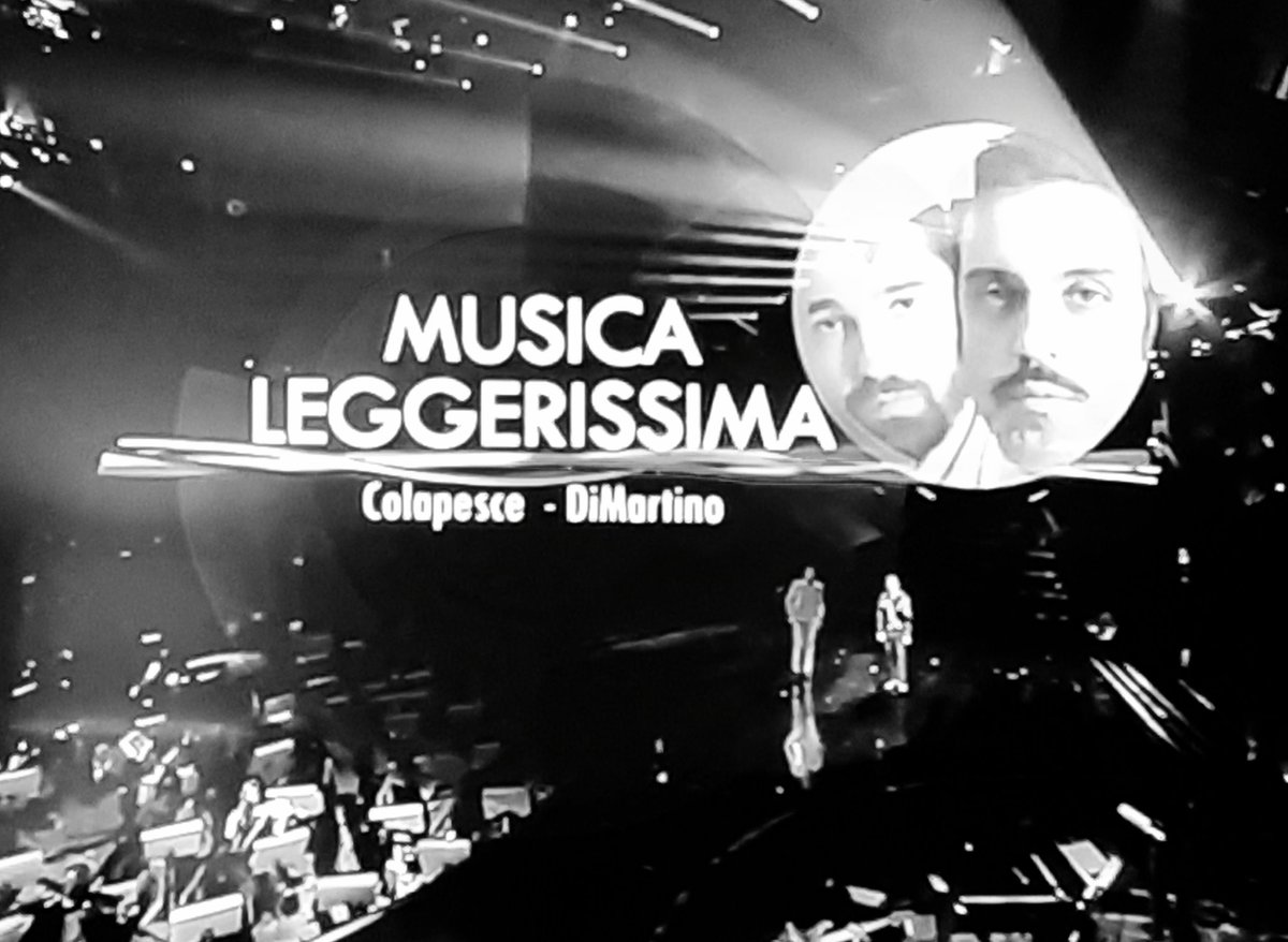 stefano_righe's tweet photo. Metti un po' di #musicaleggera nel silenzio assordante
#Colapesce #Dimartino
#Sanremo21 #Sanremo2021 https://t.co/WrDQdE9fq7