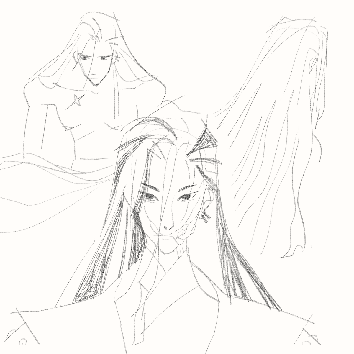 cw// some nudity? more doodles 