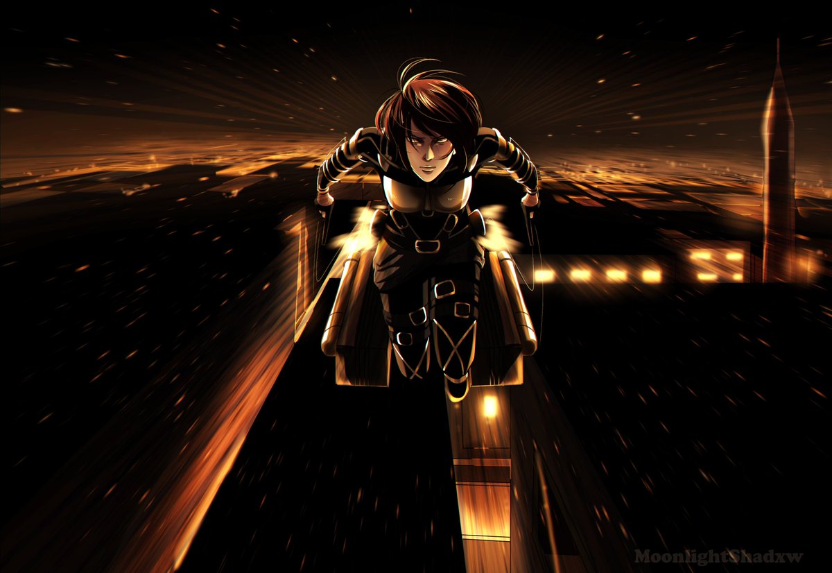 "Fight.

Fight.

Fight."

(Commission by @/Moonlightshadxw , thanks to her ☺️)