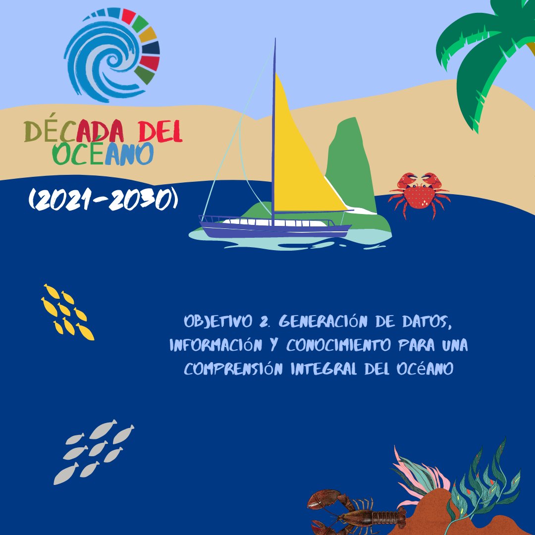 --> Objetivo 2. Generación de datos, información y conocimiento para una comprensión integral del océano

#DécadaDelOcéano
#OceanDecade
#SciComm 
#ComunicaCiencia