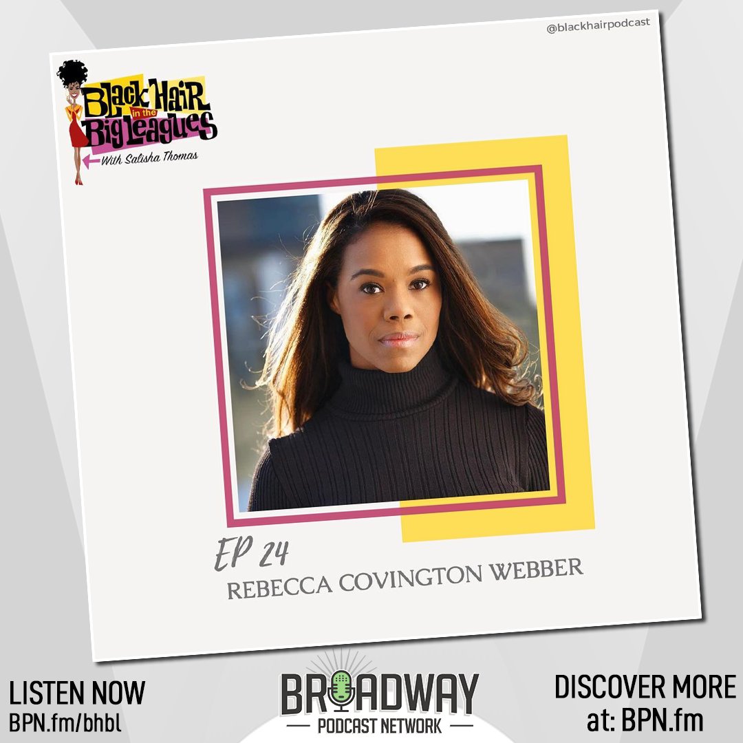 NEW EPISODES ALERT! 🎙
- Broadway Biz with <a href="/HalLuftig/">Hal Luftig</a> Episode #14: Why is Theatre a Form of Exploration? BPN.fm/broadwaybiz 
- Black Hair in the Big Leagues Episode #24  Motown on Broadway: <a href="/RoRoCov/">Rebecca Covington Webber</a> BPN.fm/bhbl 

#theatre #podcast #musical #broadway #Hamilton