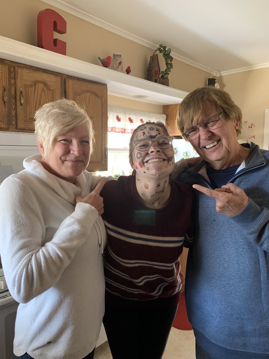 Went to see my grandparents for my birthday