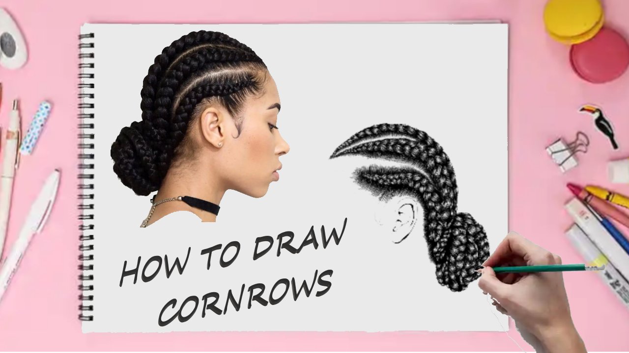 Set Woman Hairs  Black Pencil Drawing Sketch bun Babette with Fringe  Hairstylewomen Fashion Beauty Style African Cornrows Stock Illustration   Illustration of drawing dreads 145572346
