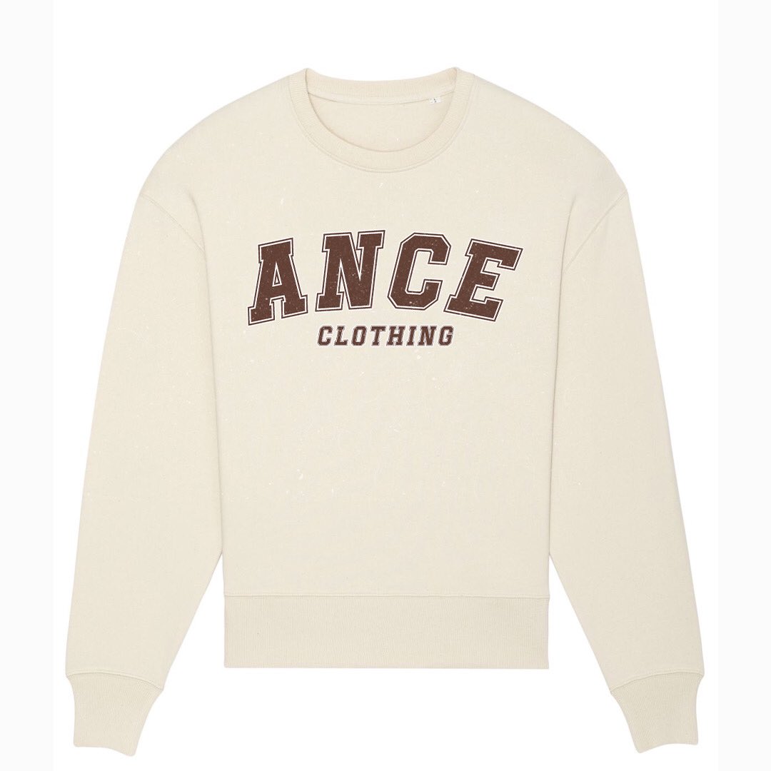 anceclothing's tweet photo. Sweatshirt ANCE Cotton Natural Raw 

https://t.co/8IRVebcGPN https://t.co/jGIxmhyR0E
