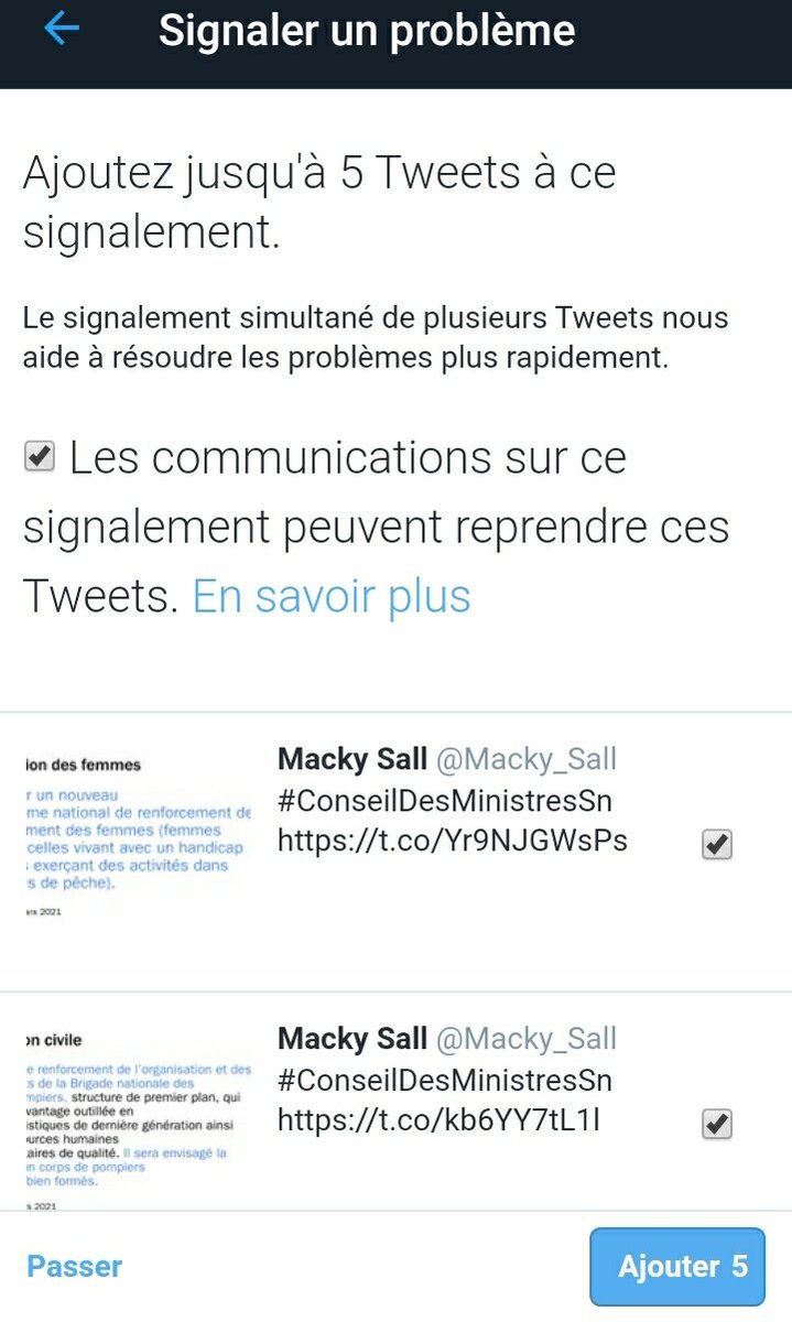 KaraMbene's tweet photo. Faite comme moi allé signalé le compte du F .....
Message vocal 58:00 
Leip nak ay saga la 
#FreeSenegal https://t.co/LENmfJJyYS