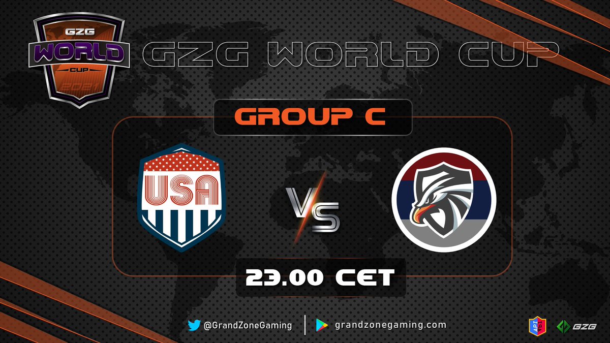 🏆 #GZGWC

Here are we go! Official start of the GZGWC playoff phase! 

@Team_USACR 🇺🇸 🆚 🇷🇸 <a href="/Serbia_CR/">Serbia</a>

Caster:
🇺🇸<a href="/xDeltaMK/">xDeltaMK</a> twitch.tv/xdeltamk