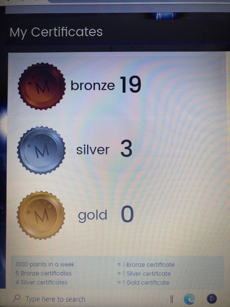 nicolabennett07's tweet image. @mvprimaryschool - going for gold #lockdownmaths #nevertoooldtoimprove #mathletics