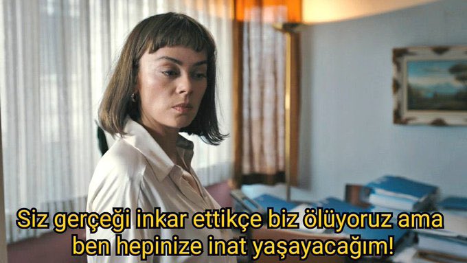 “Adalet arayan kadına gelince körleşiyorsunuz. Teraziniz hep güçlüden yana, adaletiniz erkek adaleti. Gerçekten Allah belanızı versin! Siz gerçeği inkar ettikçe biz ölüyoruz ama..” 
#KadinaSiddeteHayir